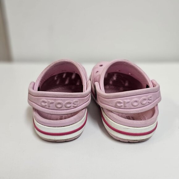 Cute Pink Crocs Size 4 - Picture 3 of 4